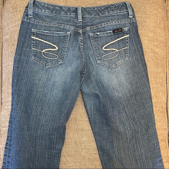 EUC Seven7 Flare Jeans Size 4. - Picture 4 of 9